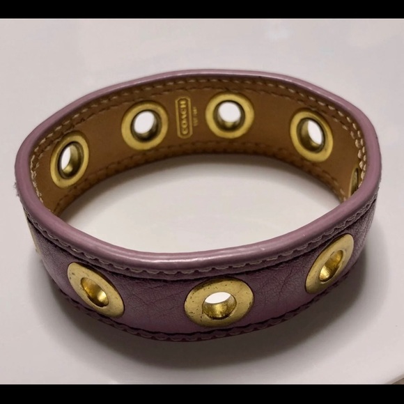 Lavender Coach Grommets Bracelet - Picture 6 of 8